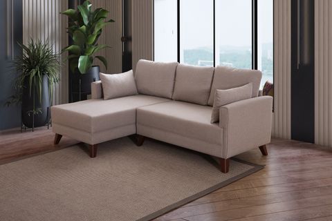 GLORİA MİNİ KÖŞE KOLTUK, KREM, SOL KÖŞE