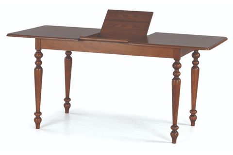 ALZANDO AÇILIR MASA + ÇAPRAZ DÖŞEMELİ SANDALYE, CEVİZ, 125X80