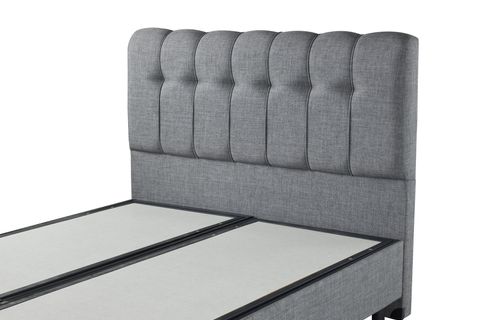 LUNA FORTE BAZA VE BAŞLIK SETİ, GRİ, 160X200
