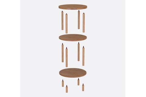 DEMONTHA BRONA KISA KİTAPLIK 45X45