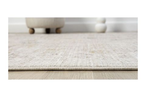 VİNTAGE ESKİTME DESENLİ DOKUMA MAKİNE HALISI, BEJ, 200X305, 10203
