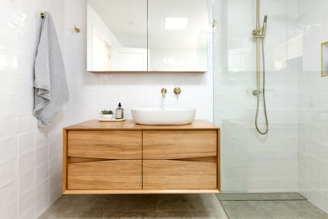 AHŞAP GEMİSİ BRACKEN BANYO DOLABI