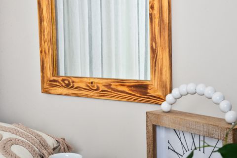 DFN WOOD DEKORATİF DUVAR AYNASI, 150X70