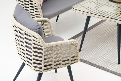 ARORA MİDİ RATTAN ÜÇLÜ BAHÇE OTURMA GRUBU