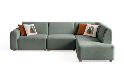 BRUSSELS SAĞ KÖŞE KOLTUK, SU YEŞİLİ