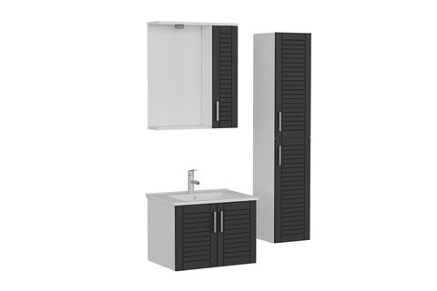 VERA BANYO DOLABI AS2K87, BOY BEYAZ, 65CM