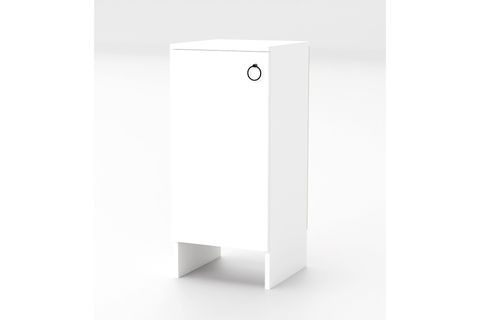 KABİ TEK KAPAKLI ÇOK AMAÇLI DOLAP, BEYAZ