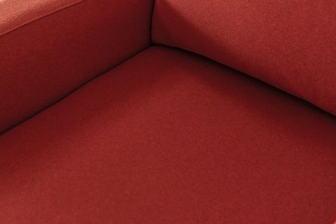 NORMOD İKİLİ KOLTUK, KIRMIZI, METAL SİYAH AYAK