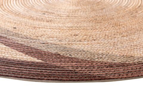 BHUMİ JÜT ÖRME HASIR KİLİM KAHVE 150X150