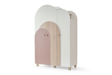 PETİTE GARDIROP, PEMBE, 3 KAPAKLI