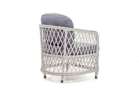 PALMA RATTAN İKİLİ OTURMA GRUBU, BEYAZ