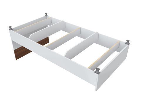 AHŞAP DESENLİ 90X190 YATAĞA UYGUN KARYOLA