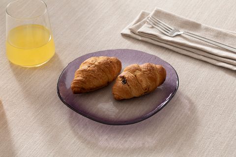 KİTCHEN ESSENTİALS ALTHEA CAM PASTA TABAĞI 21 CM, MOR, ALTILI SET