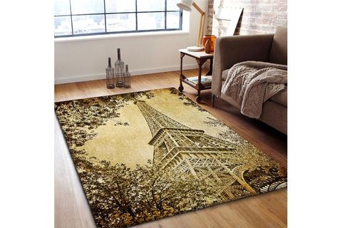 3D PANO KAYMAZ TABAN HALI 705 ESKİTME EYFEL 100X140