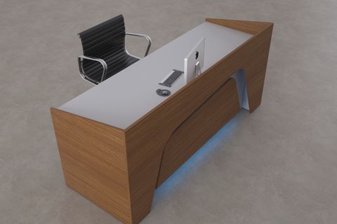 BANKO 2 200 CM CEVİZ BEYAZ