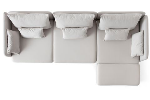 BUDAPEST MODÜLER RELAX KÖŞE KOLTUK, KREM