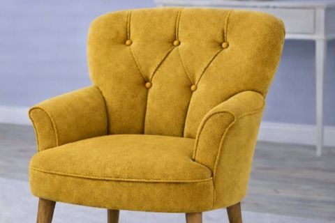 PUFY KOLLU TEKLİ BERJER, HARDAL, CEVİZ AYAK, 2 ADET