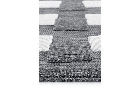 GLORİA 7513 KABARTMALI SALON HALISI, GRİ, 100X300