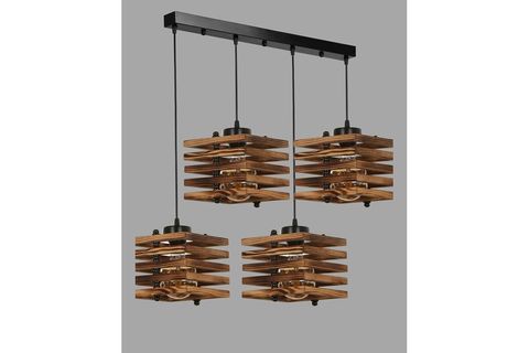 LUMEXX CARA AHŞAP DÖRTLÜ SIRALI YANIK SARKIT