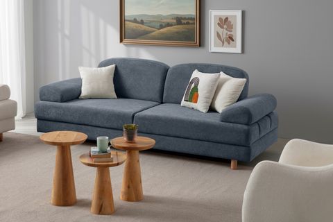 ATHENS YATAKLI SANDIKLI KOLTUK TAKIMI, MAVİ