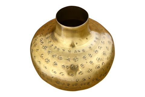 WARM DESİGN METAL ANTİK VAZO ANTİK PİRİNÇ