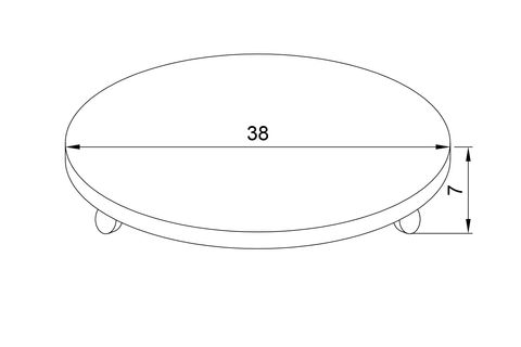 ANEMON TEKERLEKLİ ALTLIK