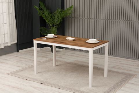ARPELİA YEMEK MASASI BEYAZ RİCHMOND, 140 CM