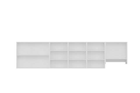 MİNAR 300 CM MUTFAK DOLABI BEYAZ 300-B8-ÜST MODÜL