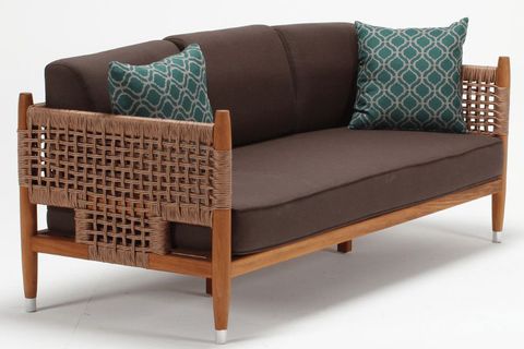 KASTOR RATTAN ÜÇLÜ KOLTUK, KAHVERENGİ