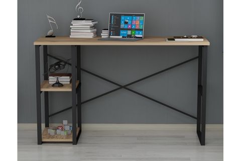 ALFA METALLİ ÇALIŞMA MASASI, CEVİZ