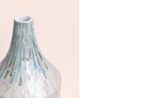 THE MİA SEDEF VAZO, 22X51 CM TLC0109