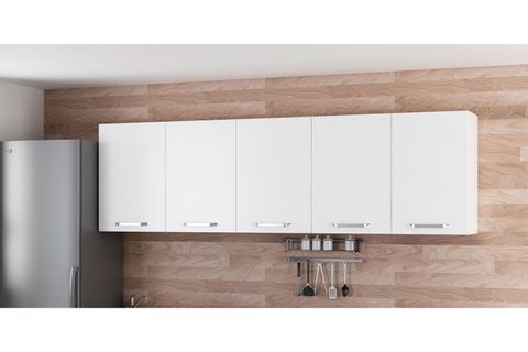 MİNAR 245 CM MUTFAK DOLABI BEYAZ 245-B3-ÜST MODÜL