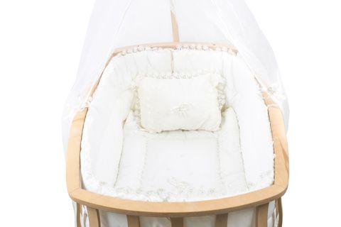 OTANTİK SALLANIR SEPET BEŞİK, NATURAL, 60X90