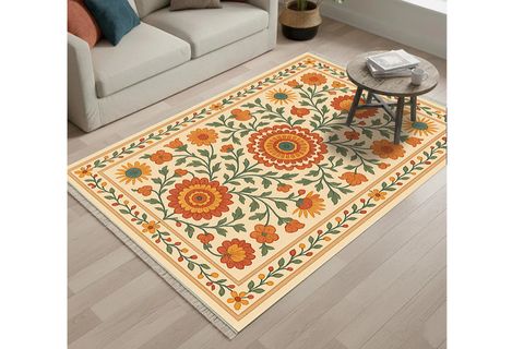 GÜNEŞ BAHÇESİ VİNTAGE DOKUMA TABAN HALI, 415 YNG, 60X120 CM