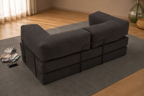 COMFORT SERİSİ YATAKLI ÜÇLÜ MODÜL, ANTRASİT