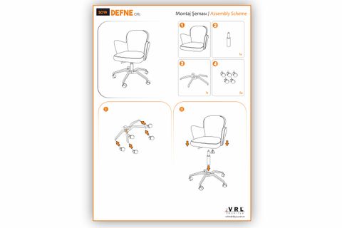 DEFNE OFİS SANDALYE