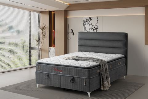 VİCTORİA BAZA BAŞLIK YATAK SETİ, 150X200