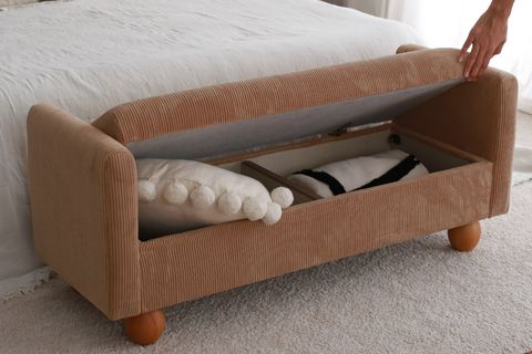EVODEKO SANDIKLI BENCH PUF, KAHVERENGİ