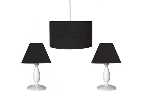 AHŞAP YATAK ODASI SET, ABAJUR TAKIMI