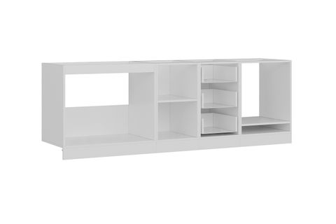 MİNAR 240 CM MUTFAK DOLABI BEYAZ DORE 240-D4-ALT MODÜL