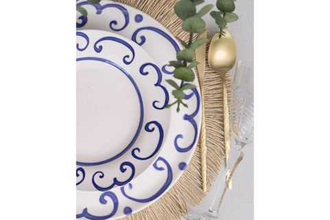 THE MİA PALMA YEMEK TABAĞI 6LI SET 20 CM