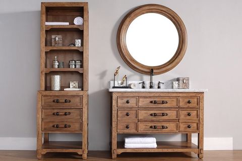AHŞAP GEMİSİ HITCH BANYO DOLABI