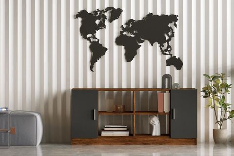 YURUDESİGN VARİO F OFİS KAPAKLI KİTAPLIK DOLAP, ANTRASİT