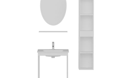 SANYA BANYO DOLABI 65CM AY2K+1EA1R+ETJ+BOY BEYAZ