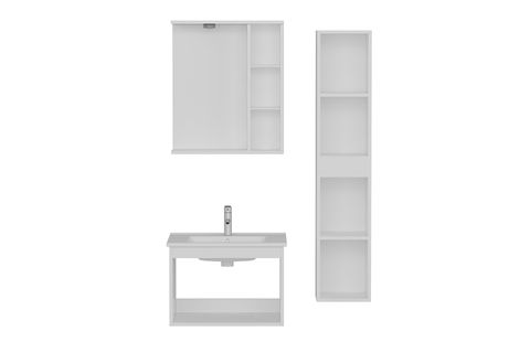 VERA BANYO DOLABI AS2K87, BOY BEYAZ, 65CM