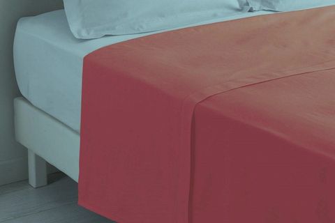 MAKİ HOME ÇİFT KİŞİLİK LASTİKSİZ DÜZ ÇARŞAF, FUŞYA, 240X260