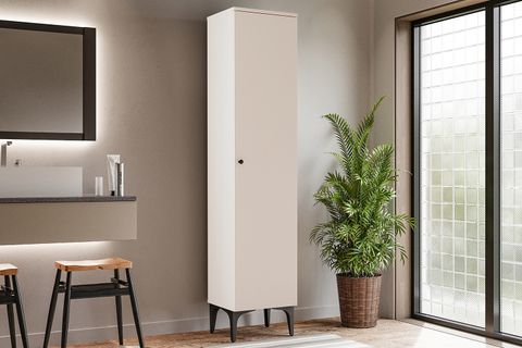 ÇETMEN COMFORT FLEX TEK KAPAKLI ÇOK AMAÇLI DOLAP BEYAZ
