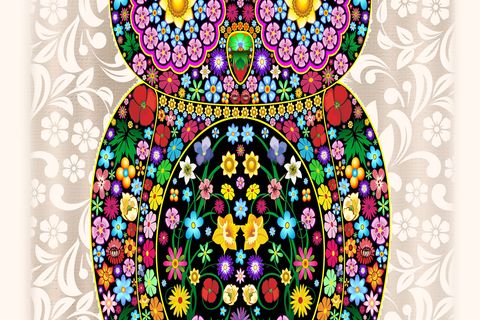 DİJİTAL BASKI, KAYMAZ TABAN İKİLİ BANYO PASPASI 100X60 + 60X50 CM  RVG5-1302