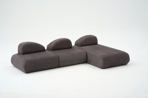 LİVA KÖŞE KOLTUK, UZANMALI SEHPALI, ANTRASİT