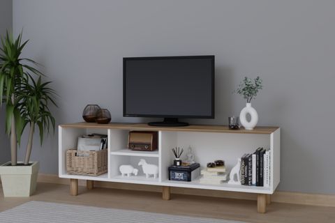 BOHEM SERİSİ TV ÜNİTESİ, GARDEN MEŞE BEYAZ